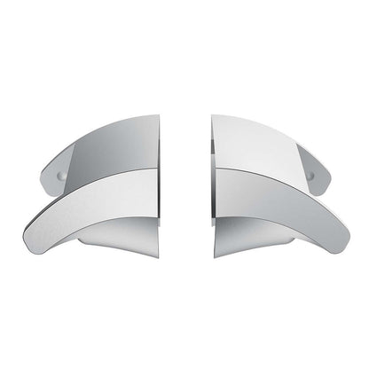 1 Pair Wristband Stainless Steel Connector Buckle Watch Strap Adapter for Fitbit Charge 3/4