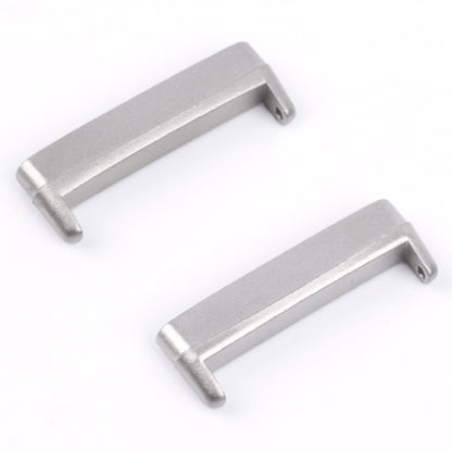 1Pair 22mm Replacement Accessories Stainless Steel Watch Strap Adapter Watch Band Connector Kit for Fitbit Versa 3