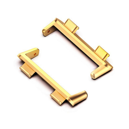 1 Pair 20mm Stainless Steel Watchband Connector Watch Strap Adapter Replacement for Oppo Watch 2 42mm