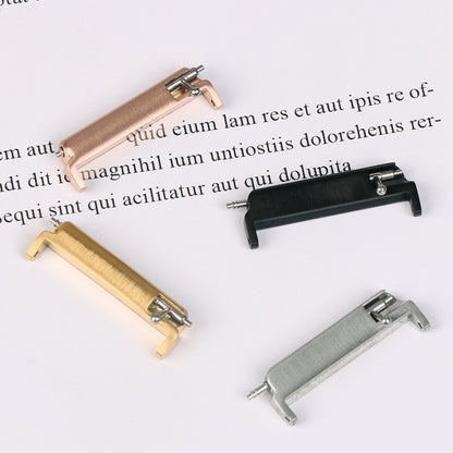 1Pair 22mm Stainless Steel Watch Strap Adapter Watch Band Connector Kit for Fitbit Versa/Versa 2/Versa Lite