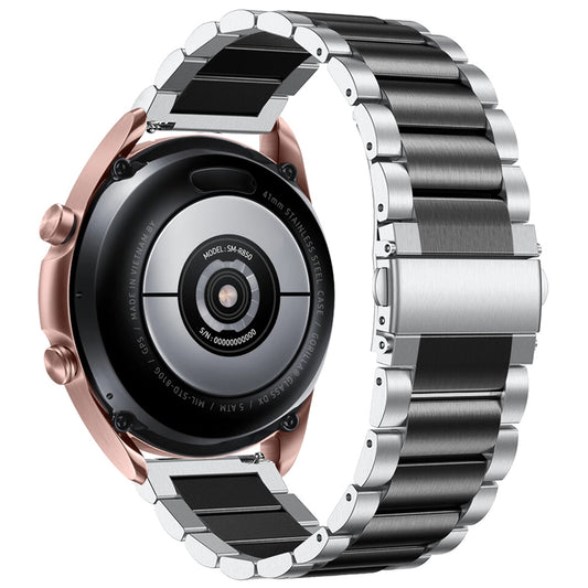 20mm Quick Release Watchband for Garmin Vivomove Luxe/Garminmove Luxe Stainless Steel Watch Strap with Folding Clasp
