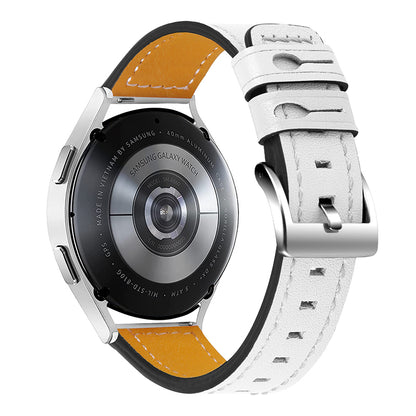 For Huawei Watch GT 2 42mm/Watch 2 Universal Watch Strap Cowhide Leather Wrist Band Replacement Watchband (20mm)