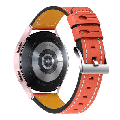 For Huawei Watch GT 2 42mm/Watch 2 Universal Watch Strap Cowhide Leather Wrist Band Replacement Watchband (20mm)