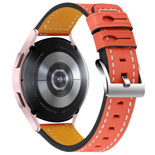 For Huami Amazfit Bip 1S/Amazfit GTR 42mm/GTS/Bip Lite Cowhide Leather Watch Strap Universal Wrist Band Replacement Watchband