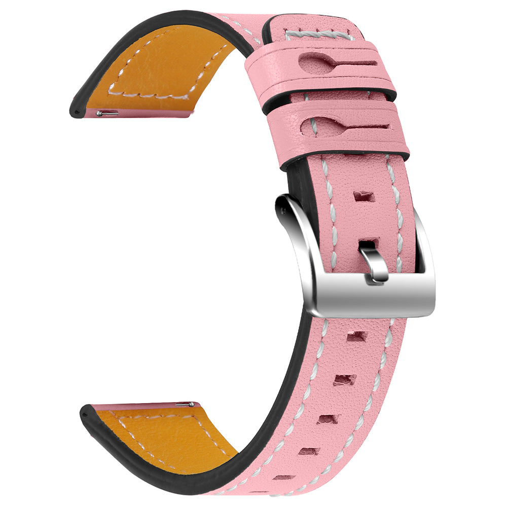 For Huami Amazfit Bip 1S/Amazfit GTR 42mm/GTS/Bip Lite Cowhide Leather Watch Strap Universal Wrist Band Replacement Watchband