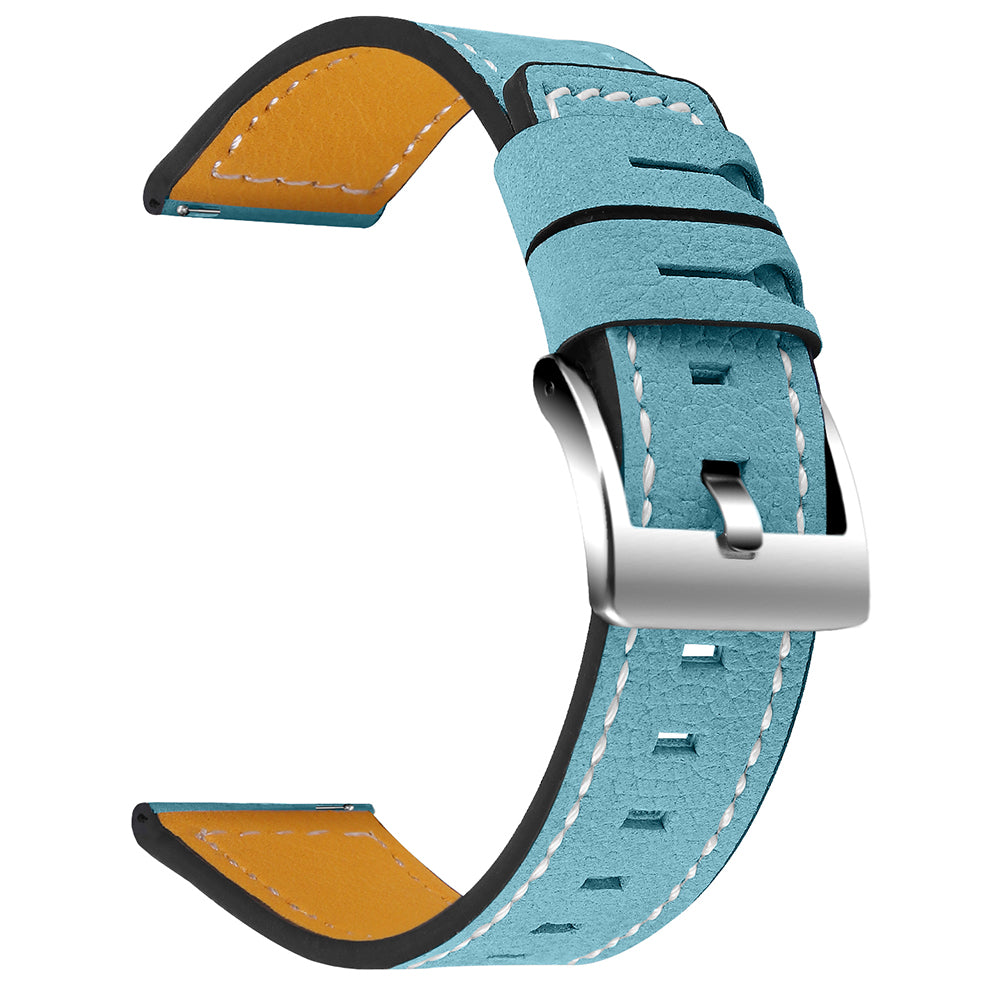For Huami Amazfit Bip 1S/Amazfit GTR 42mm/GTS/Bip Lite Cowhide Leather Watch Strap Universal Wrist Band Replacement Watchband