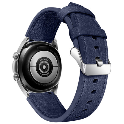For Huami Amazfit Pace Double-sided Textured Cowhide Genuine Leather Watch Strap Replacement Wrist Band