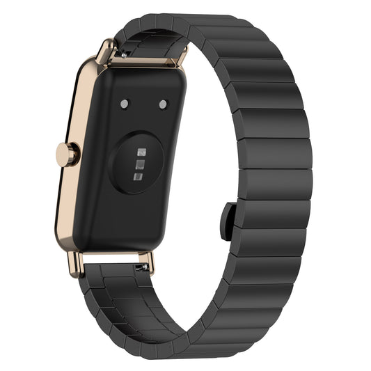 For Huawei Watch Fit Mini 16mm Stainless Steel Watchband Smart Watch Strap Replacement
