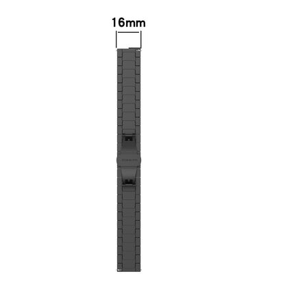 For Huawei Watch Fit Mini 16mm Stainless Steel Watchband Smart Watch Strap Replacement