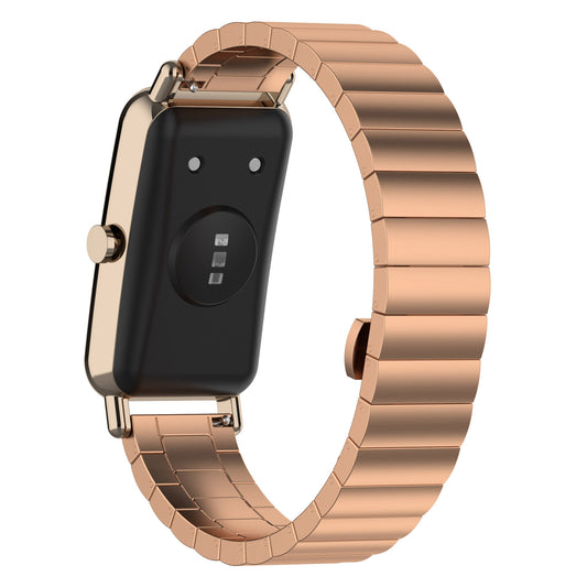 For Huawei Watch Fit Mini 16mm Stainless Steel Watchband Smart Watch Strap Replacement