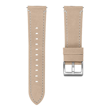 For Huawei Watch GT 2e/GT 2 46mm Stainless Steel Buckle Soft Cowhide Leather 22mm Universal Smart Watch Band Wrist Strap