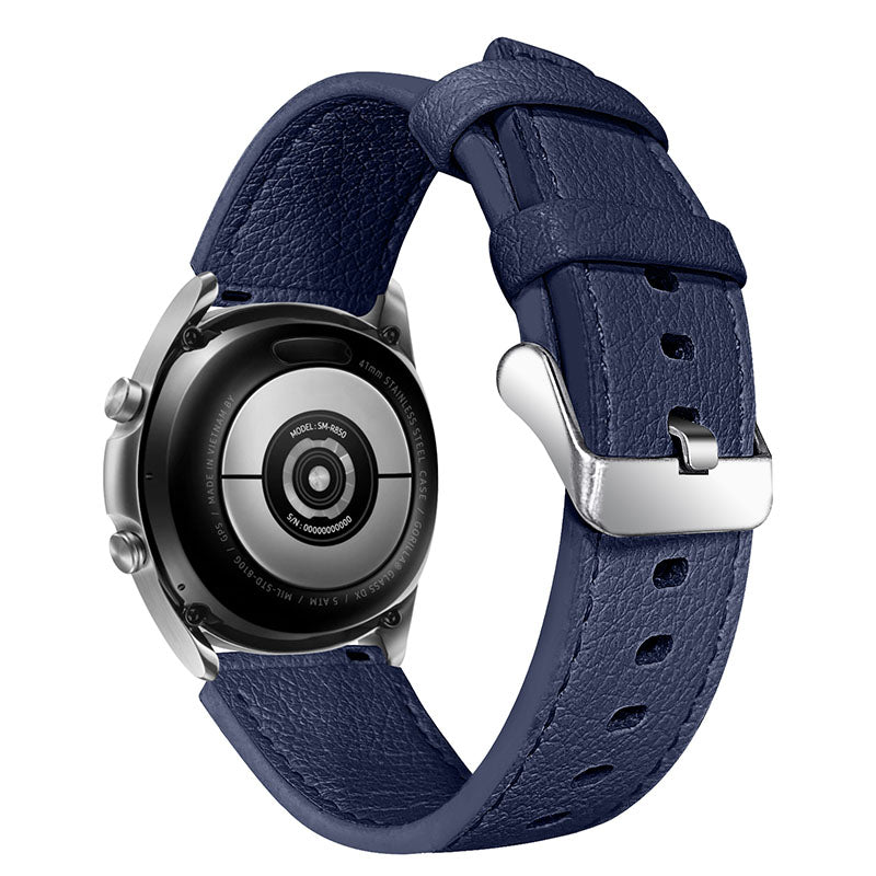 For Huawei Watch GT 2e/GT 2 46mm Stylish Cowhide Genuine Leather Double-sided Textured Watch Band Wrist Strap