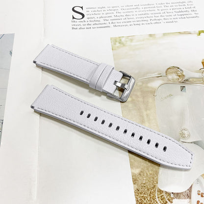 For Huawei Watch GT 2e/GT 2 46mm Stylish Cowhide Genuine Leather Double-sided Textured Watch Band Wrist Strap
