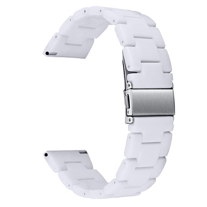 For Huawei Watch 2/Watch GT 2 42mm Resin Watch Band Wrist Strap Replacement 20mm with Stainless Steel Buckle 