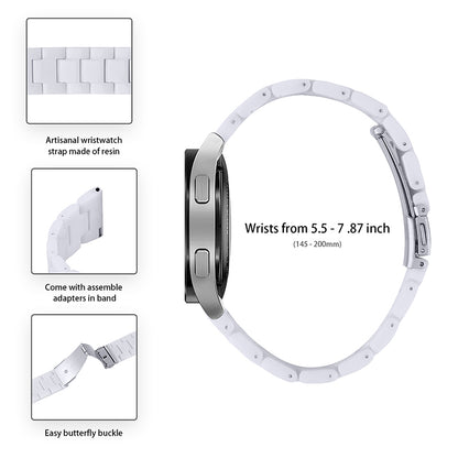 For Huawei Watch 2/Watch GT 2 42mm Resin Watch Band Wrist Strap Replacement 20mm with Stainless Steel Buckle