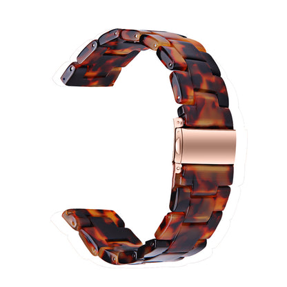 For Huawei Watch 2/Watch GT 2 42mm Resin Watch Band Wrist Strap Replacement 20mm with Stainless Steel Buckle 