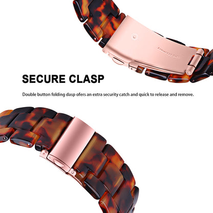 For Huawei Watch 2/Watch GT 2 42mm Resin Watch Band Wrist Strap Replacement 20mm with Stainless Steel Buckle