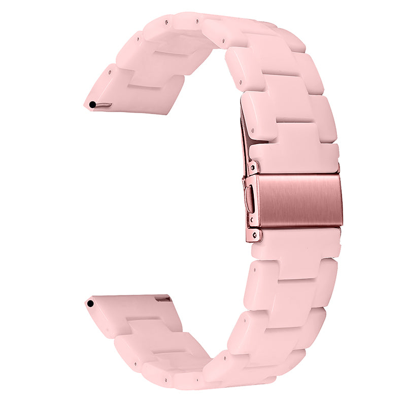 For Huawei Watch 2/Watch GT 2 42mm Resin Watch Band Wrist Strap Replacement 20mm with Stainless Steel Buckle 