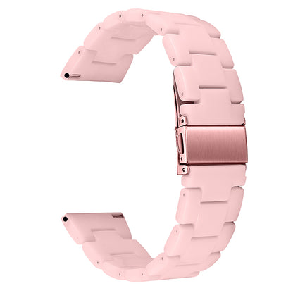 For Huawei Watch 2/Watch GT 2 42mm Resin Watch Band Wrist Strap Replacement 20mm with Stainless Steel Buckle 