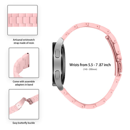 For Huawei Watch 2/Watch GT 2 42mm Resin Watch Band Wrist Strap Replacement 20mm with Stainless Steel Buckle