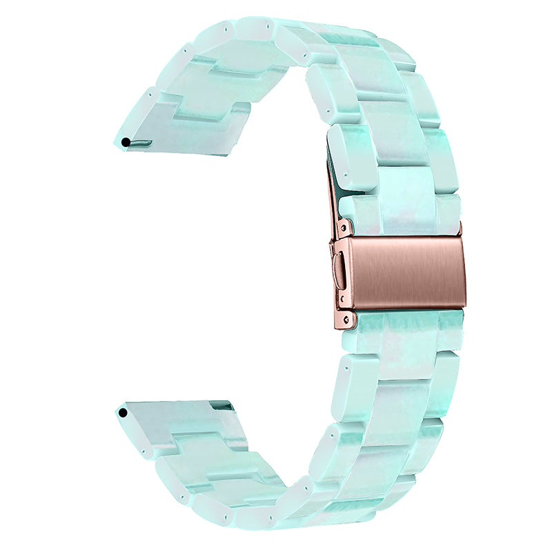 For Huawei Watch 2/Watch GT 2 42mm Resin Watch Band Wrist Strap Replacement 20mm with Stainless Steel Buckle 