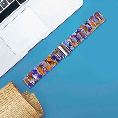 For Huawei Watch 2/Watch GT 2 42mm Resin Watch Band Wrist Strap Replacement 20mm with Stainless Steel Buckle