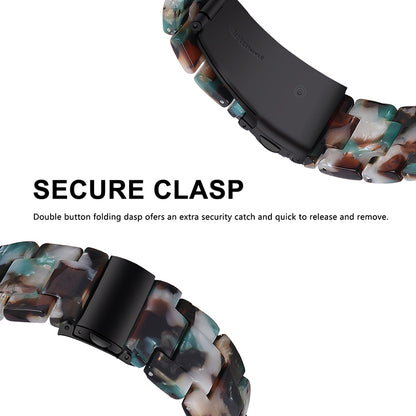 For Huawei Watch 2/Watch GT 2 42mm Resin Watch Band Wrist Strap Replacement 20mm with Stainless Steel Buckle