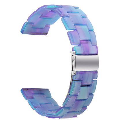 For Huawei Watch 2/Watch GT 2 42mm Resin Watch Band Wrist Strap Replacement 20mm with Stainless Steel Buckle 