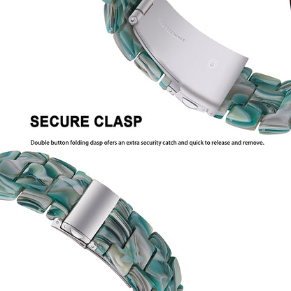 For Huawei Watch 2/Watch GT 2 42mm Resin Watch Band Wrist Strap Replacement 20mm with Stainless Steel Buckle