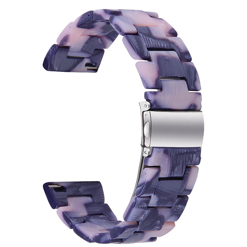 For Huawei Watch 2/Watch GT 2 42mm Resin Watch Band Wrist Strap Replacement 20mm with Stainless Steel Buckle 
