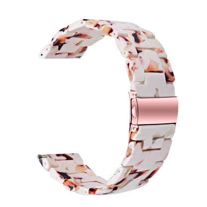 For Huawei Watch 2/Watch GT 2 42mm Resin Watch Band Wrist Strap Replacement 20mm with Stainless Steel Buckle 