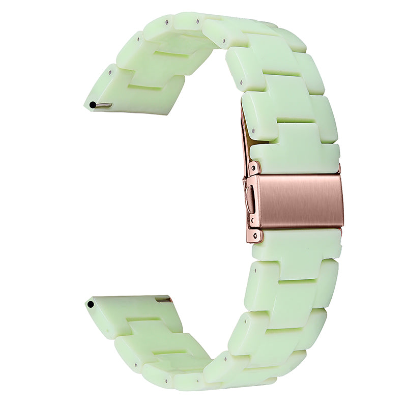 For Huawei Watch 2/Watch GT 2 42mm Resin Watch Band Wrist Strap Replacement 20mm with Stainless Steel Buckle 