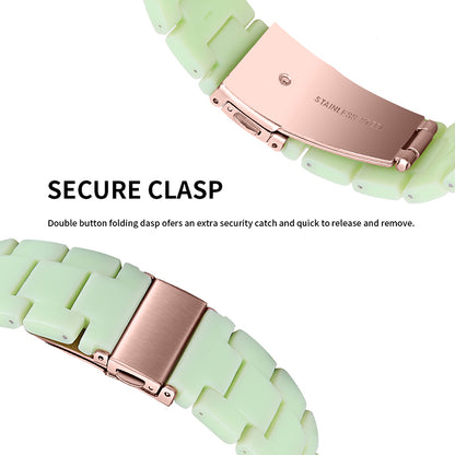 For Huawei Watch 2/Watch GT 2 42mm Resin Watch Band Wrist Strap Replacement 20mm with Stainless Steel Buckle