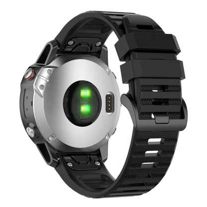 For Garmin Fenix 7/Epix Solid Color Quick Release Silicone Watch Band Replacement Wrist Strap 22mm