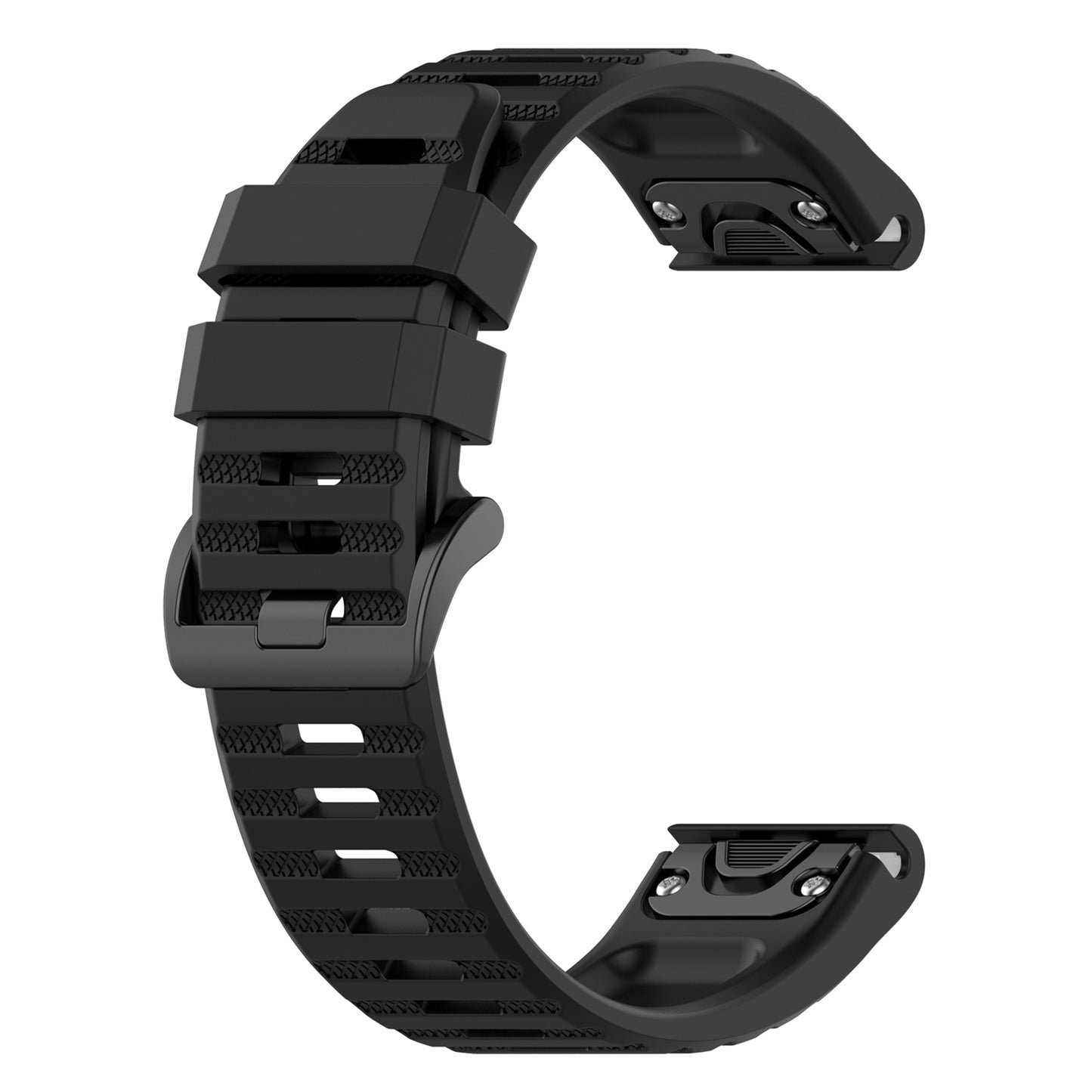 For Garmin Fenix 7/Epix Solid Color Quick Release Silicone Watch Band Replacement Wrist Strap 22mm