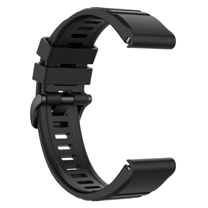 For Garmin Fenix 7/Epix Solid Color Quick Release Silicone Watch Band Replacement Wrist Strap 22mm