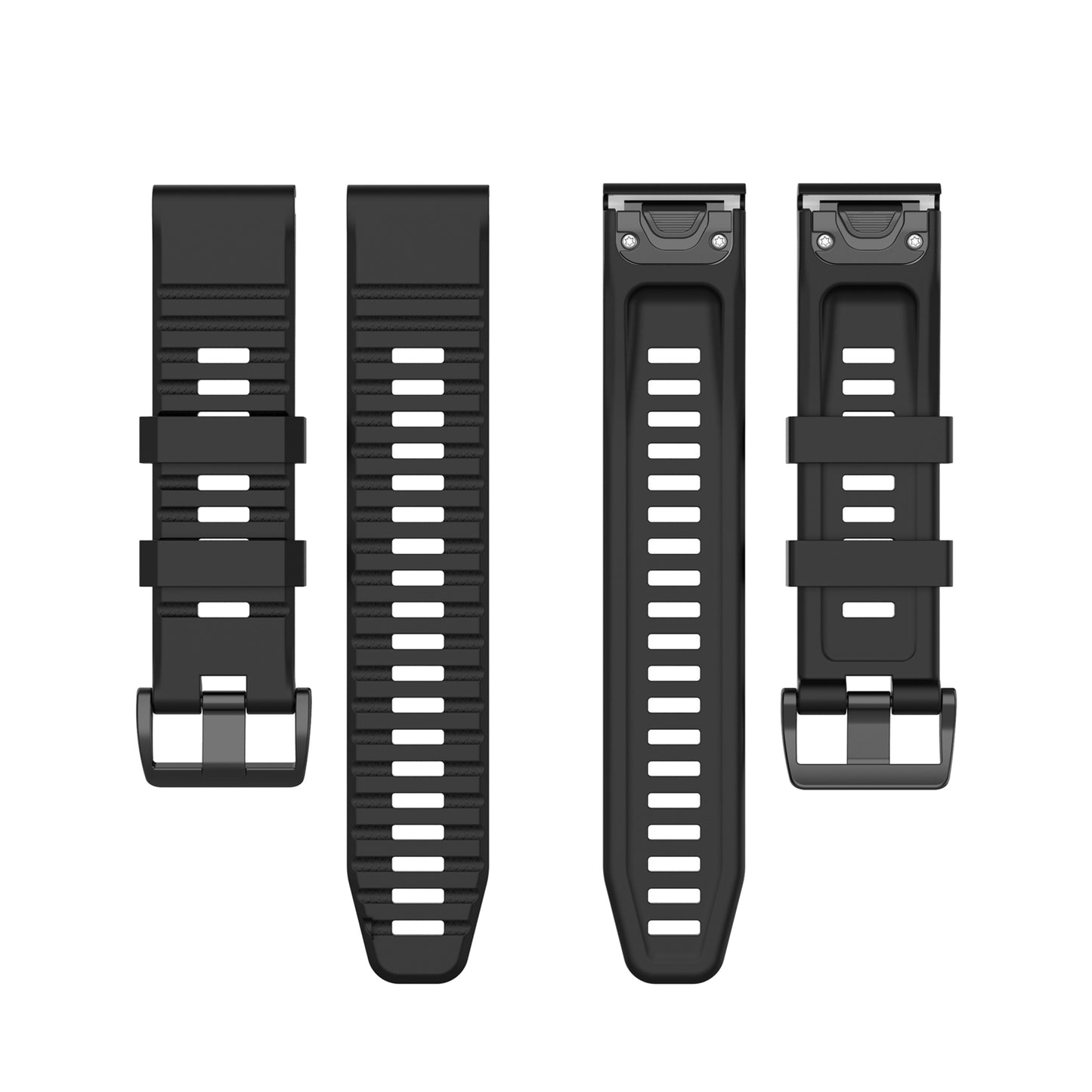 For Garmin Fenix 7/Epix Solid Color Quick Release Silicone Watch Band Replacement Wrist Strap 22mm