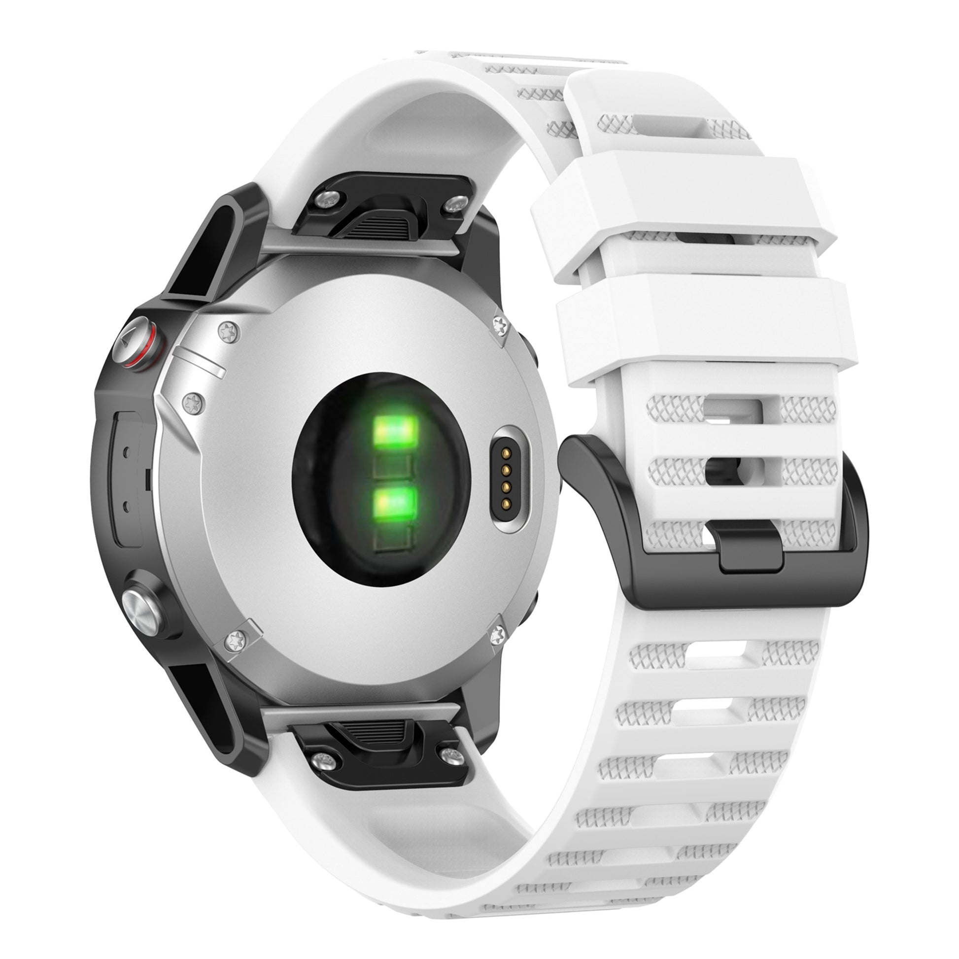 For Garmin Fenix 7/Epix Solid Color Quick Release Silicone Watch Band Replacement Wrist Strap 22mm