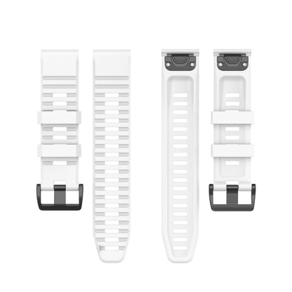 For Garmin Fenix 7/Epix Solid Color Quick Release Silicone Watch Band Replacement Wrist Strap 22mm
