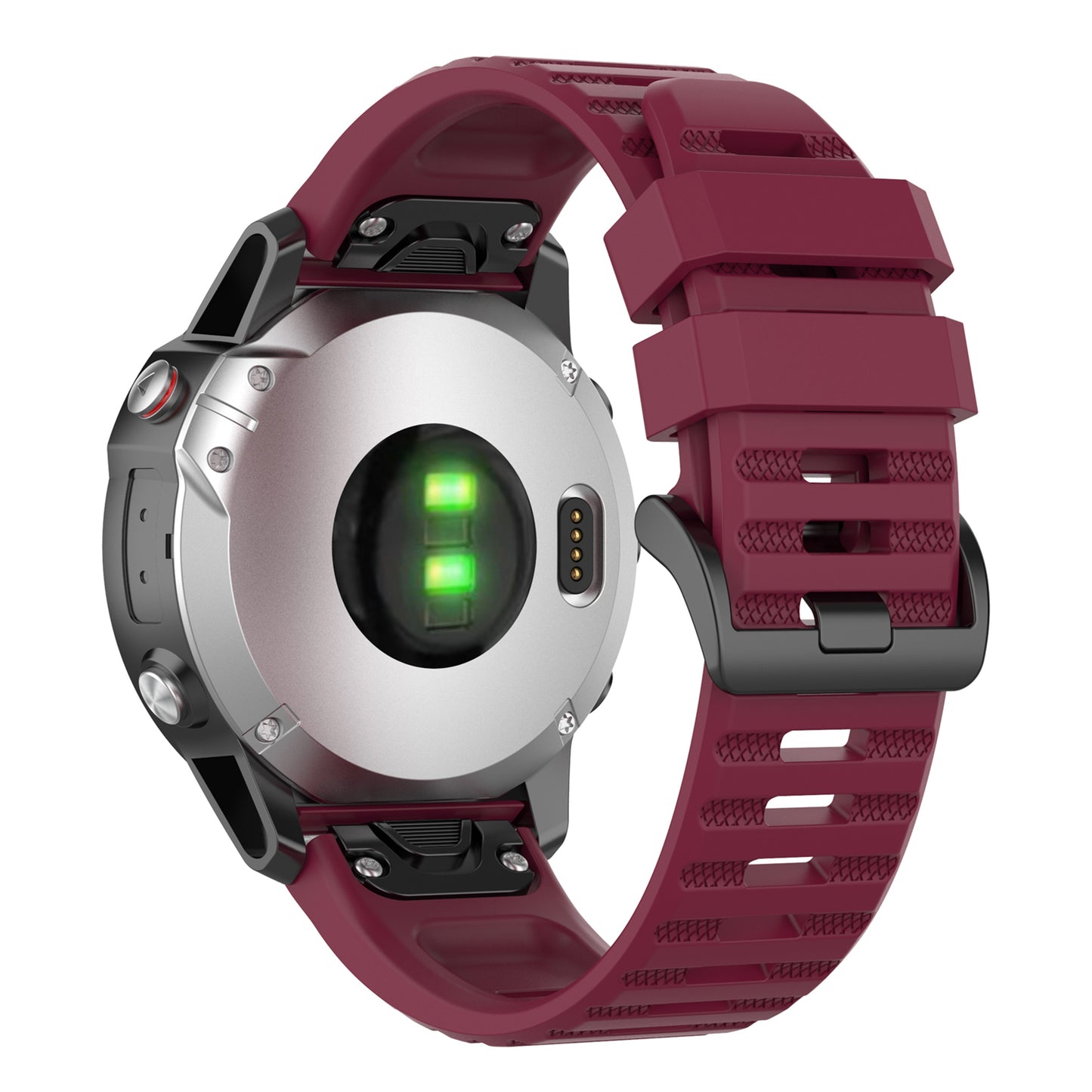 For Garmin Fenix 7/Epix Solid Color Quick Release Silicone Watch Band Replacement Wrist Strap 22mm