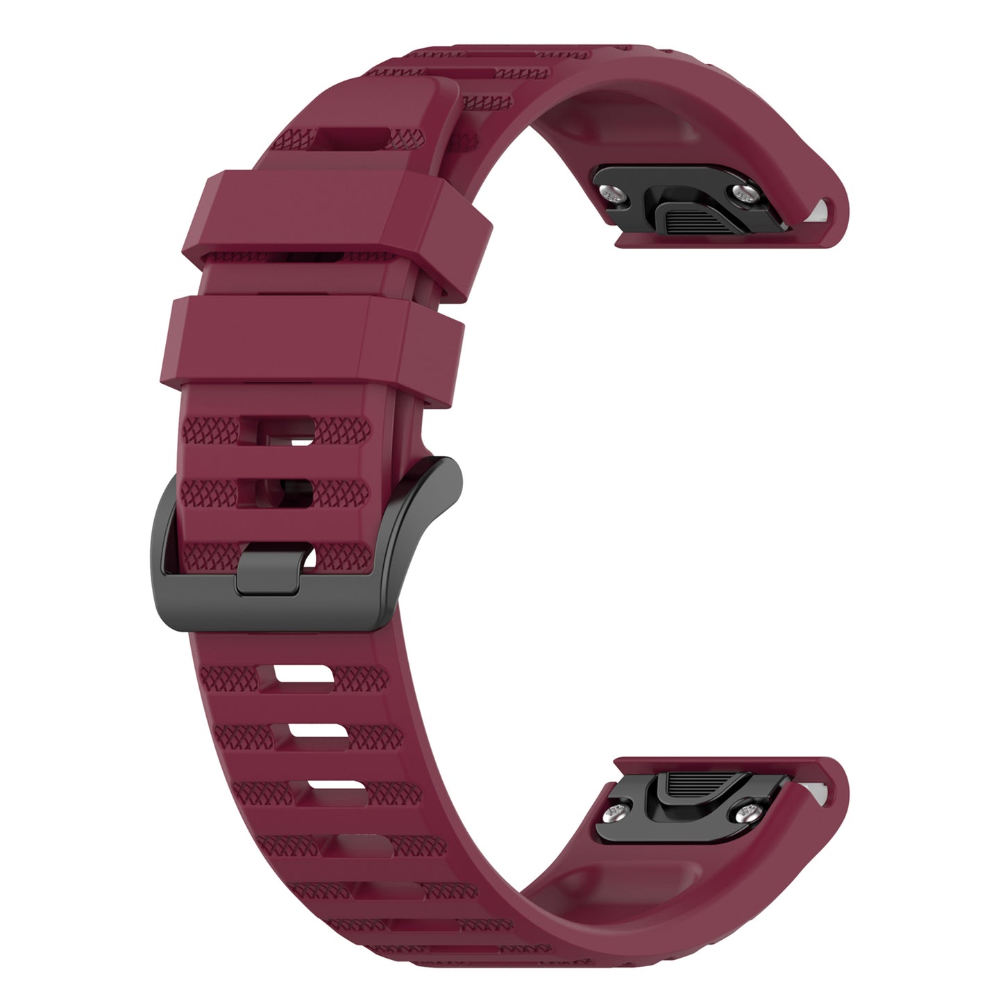 For Garmin Fenix 7/Epix Solid Color Quick Release Silicone Watch Band Replacement Wrist Strap 22mm
