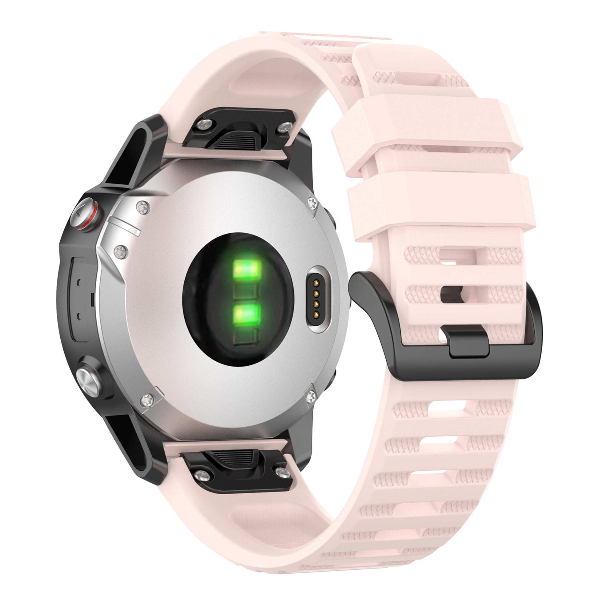 For Garmin Fenix 7/Epix Solid Color Quick Release Silicone Watch Band Replacement Wrist Strap 22mm