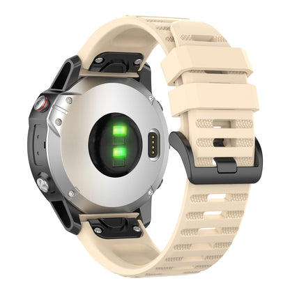 For Garmin Fenix 7/Epix Solid Color Quick Release Silicone Watch Band Replacement Wrist Strap 22mm