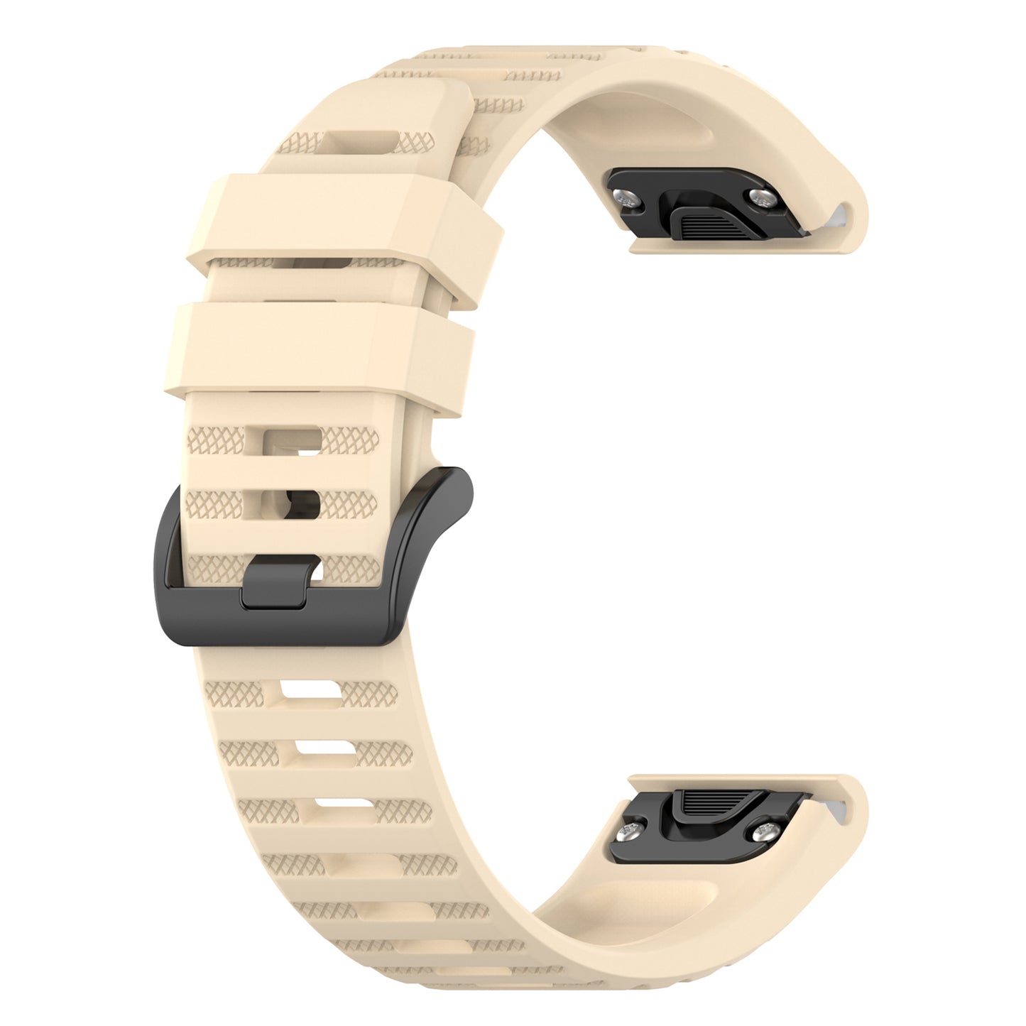 For Garmin Fenix 7/Epix Solid Color Quick Release Silicone Watch Band Replacement Wrist Strap 22mm