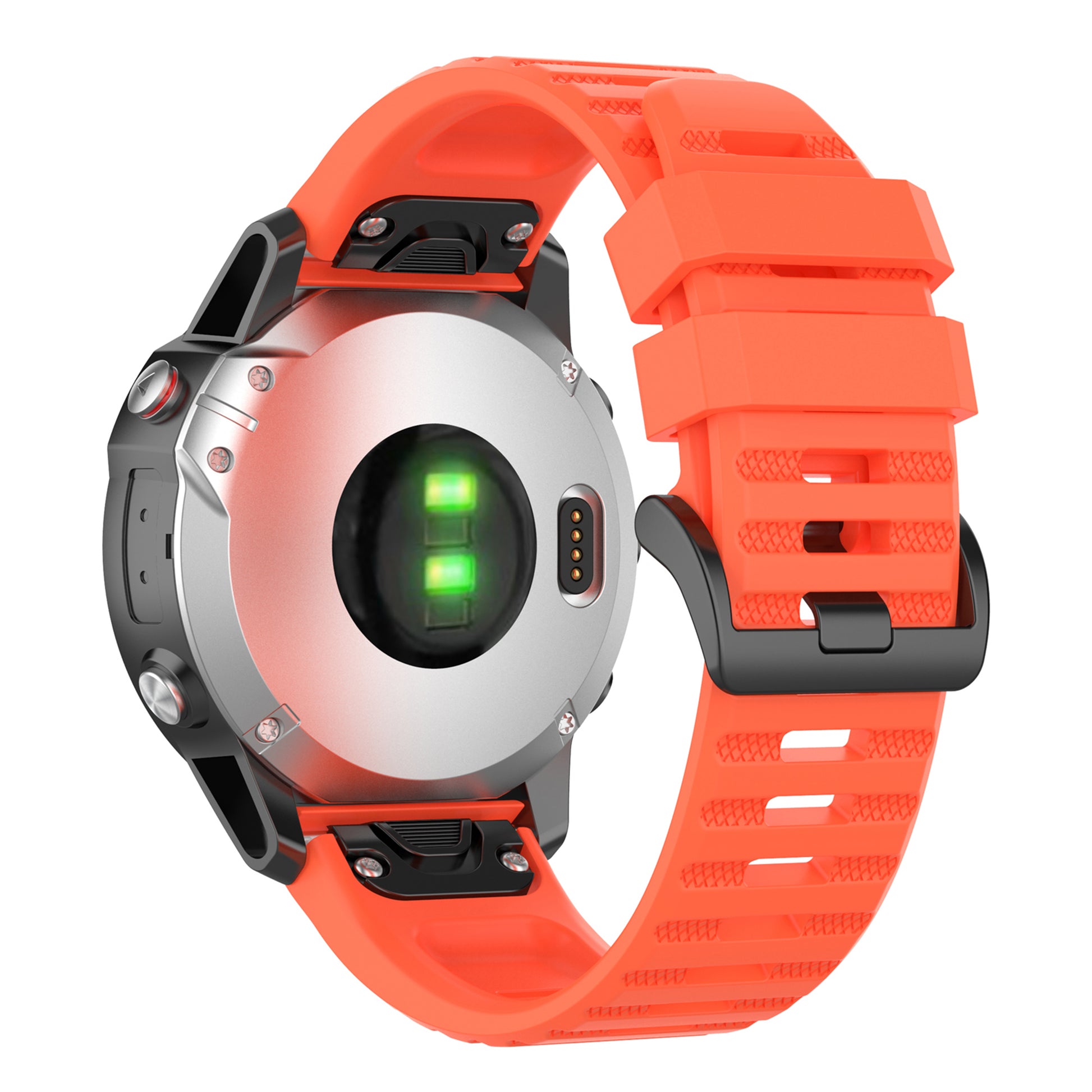 For Garmin Fenix 7/Epix Solid Color Quick Release Silicone Watch Band Replacement Wrist Strap 22mm