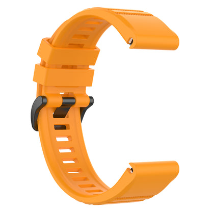 For Garmin Fenix 7/Epix Solid Color Quick Release Silicone Watch Band Replacement Wrist Strap 22mm
