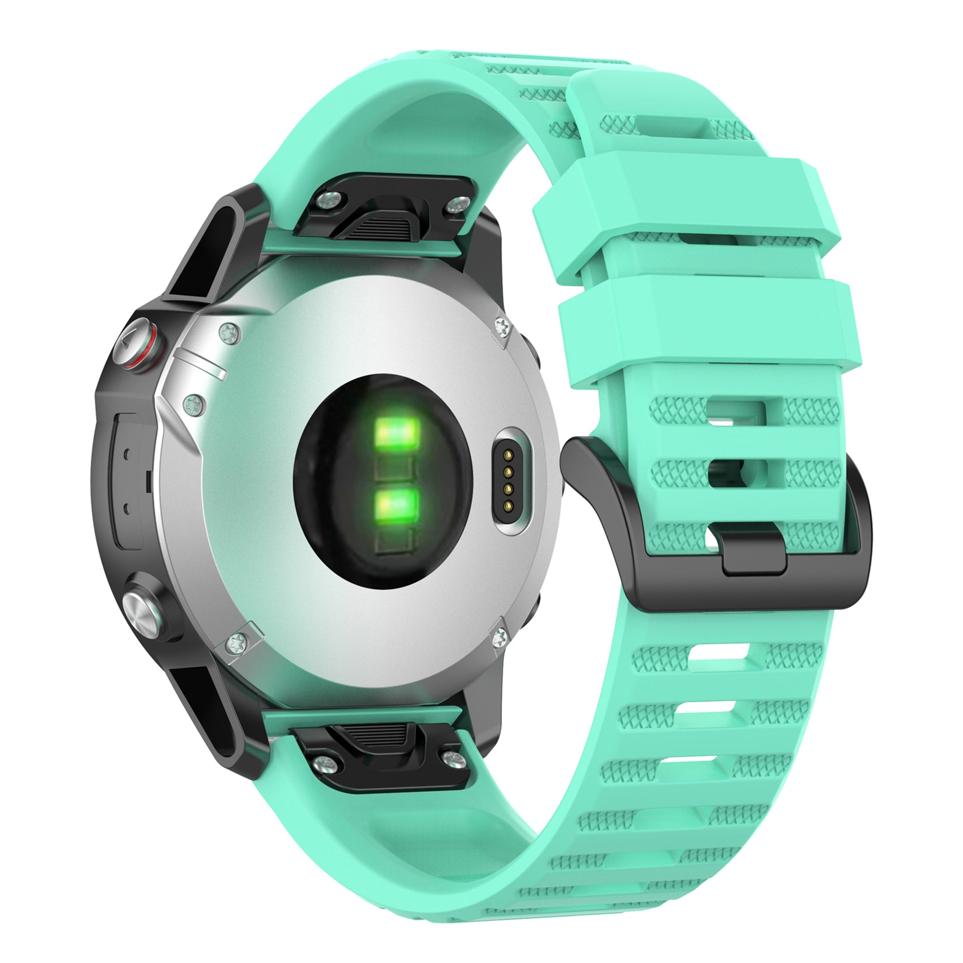 For Garmin Fenix 7/Epix Solid Color Quick Release Silicone Watch Band Replacement Wrist Strap 22mm