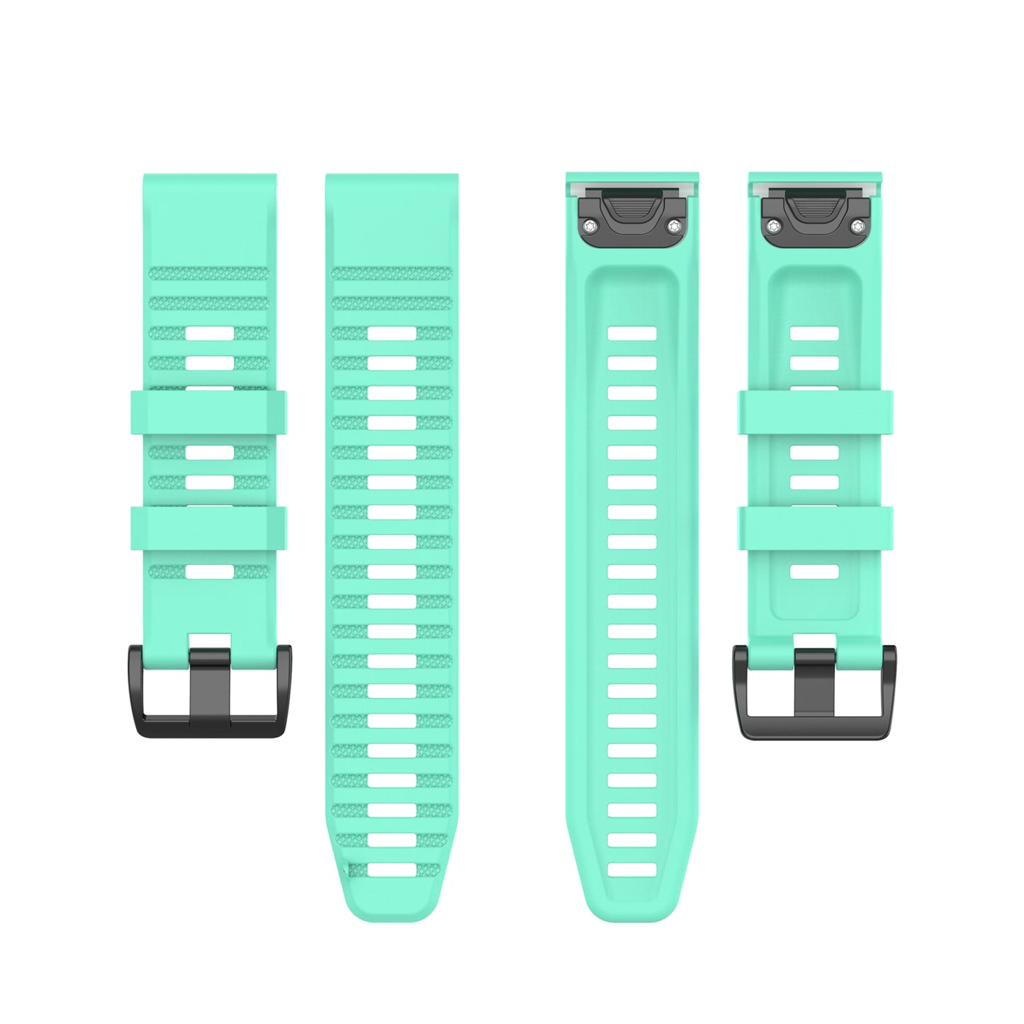 For Garmin Fenix 7/Epix Solid Color Quick Release Silicone Watch Band Replacement Wrist Strap 22mm