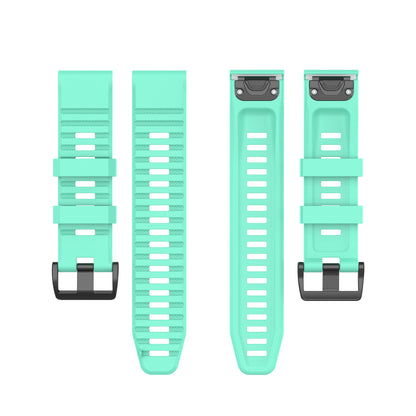 For Garmin Fenix 7/Epix Solid Color Quick Release Silicone Watch Band Replacement Wrist Strap 22mm