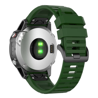 For Garmin Fenix 7/Epix Solid Color Quick Release Silicone Watch Band Replacement Wrist Strap 22mm